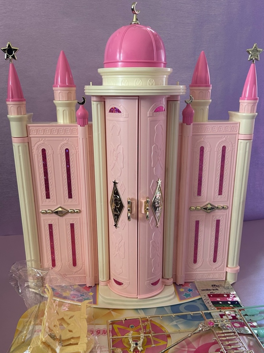 RARE VHTF Barbie, Sailor Moon Crystal Palace with box BANDAI, Like New